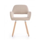 Стул HALMAR K283 бежевый/натуральный